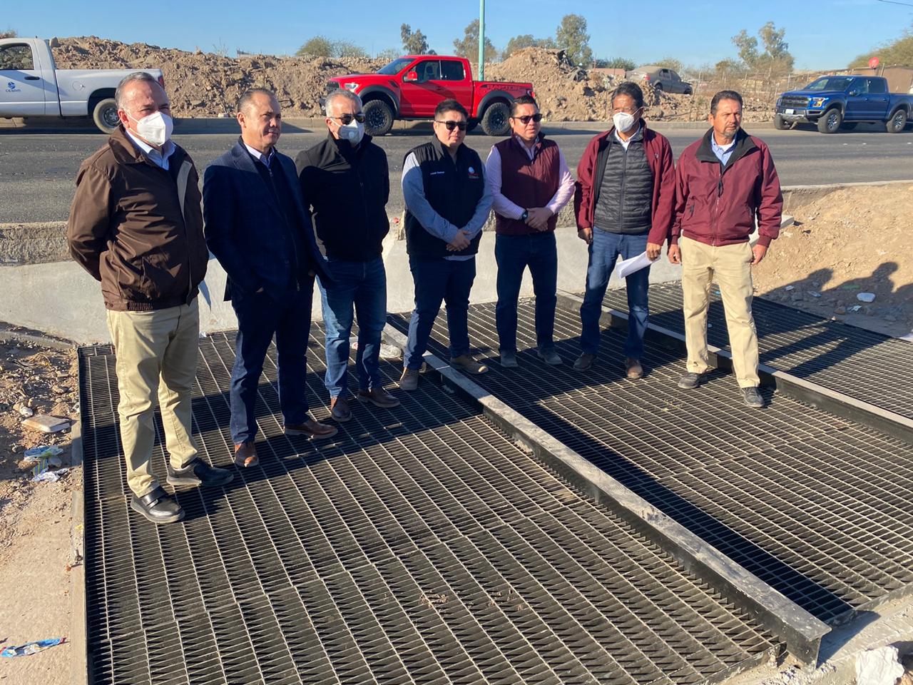 REALIZAN RECORRIDO Y SUPERVISIÓN FINAL DE OBRA DEL RÍO NUEVO DE MEXICALI