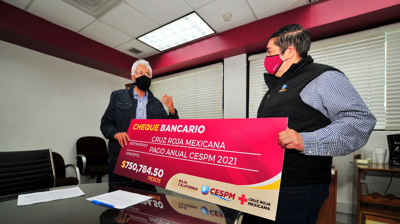 ENTREGA CESPM APORTACIONES DE LOS USUARIOS A LA CRUZ ROJA 