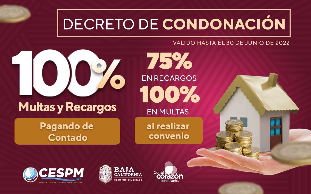 INVITA CESPM A REGULARIZARSE EN MULTAS Y RECARGOS EN EL SERVICIO MEDIDO DEL AGUA