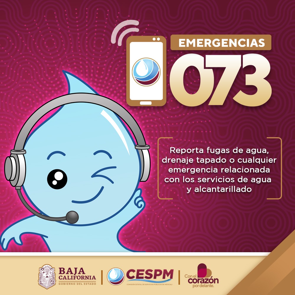 DISPONIBLE EL MÓDULO DE ATENCIÓN TELEFÓNICA 073 TODOS LOS DÍAS LAS 24 HORAS: CESPM 