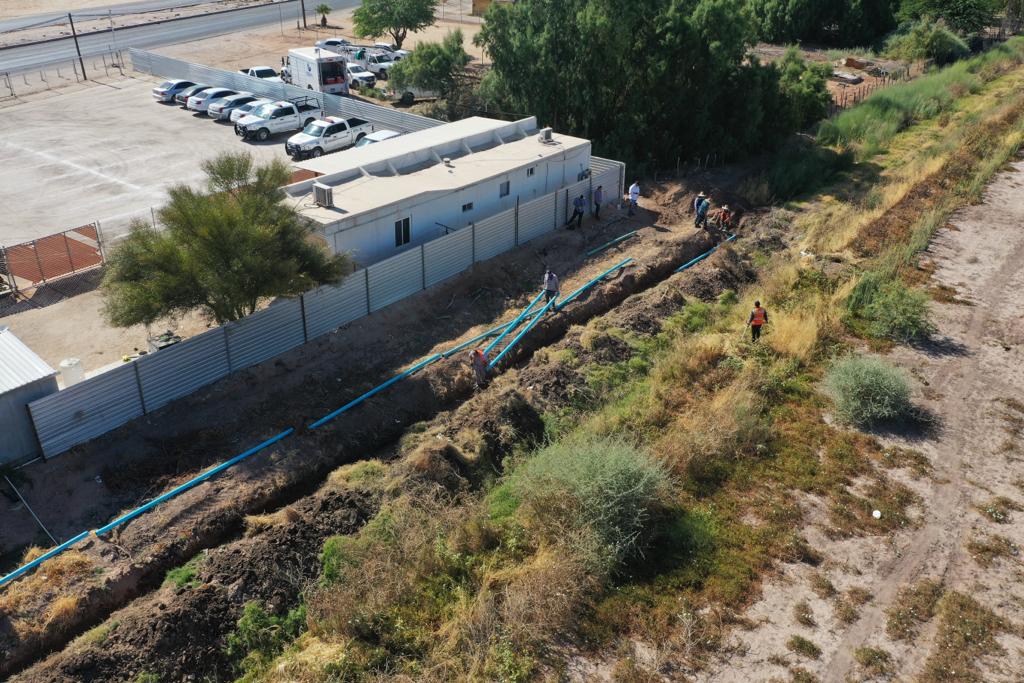 INSTALA CESPM SERVICIO DE AGUA POTABLE A LA SECUNDARIA SALVADOR ALLENDE #77 DEL VALLE DE MEXICALI