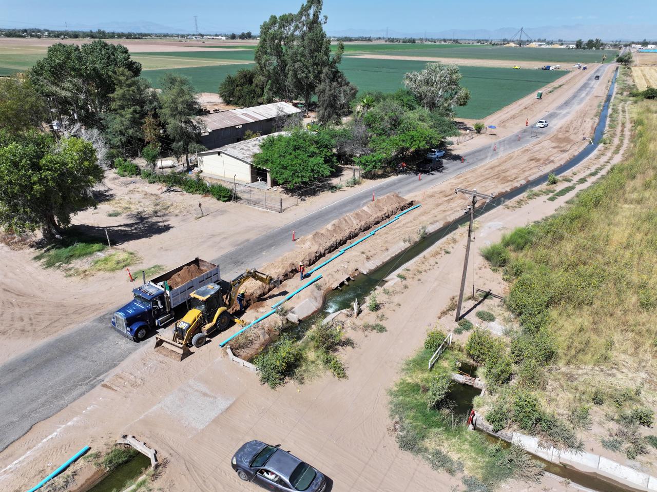 CESPM INICIA LA OBRA DE CONSTRUCCIÓN DE RED DE AGUA POTABLE EN SOMBRERETE, EN EL VALLE DE MEXICALI 
