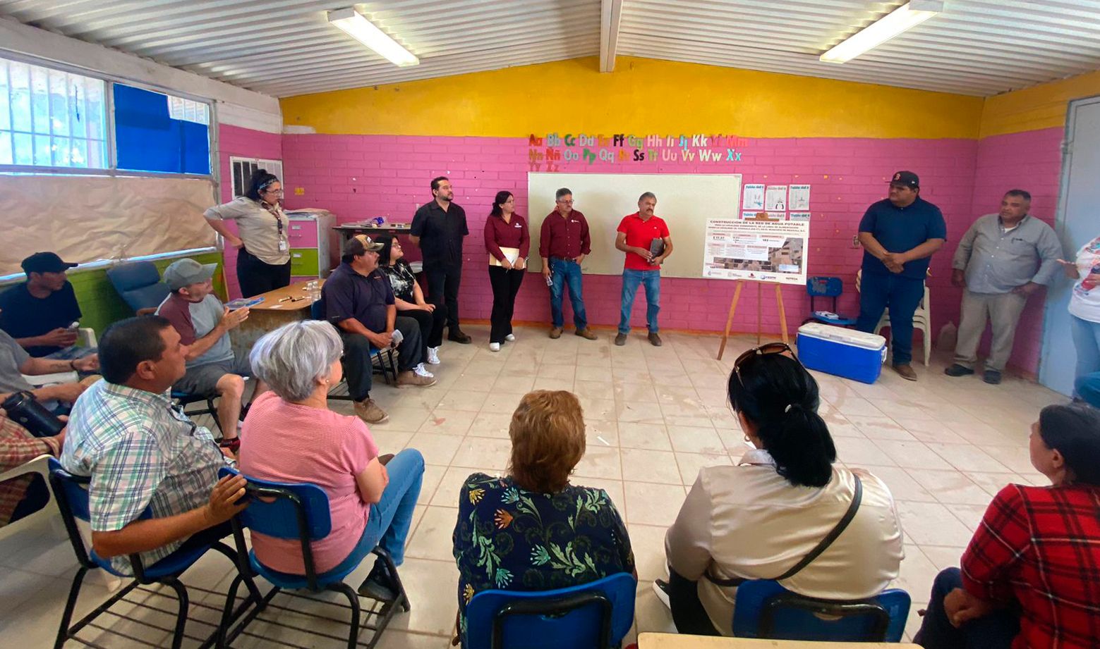 CESPM CONTINÚA LA CONSTRUCCIÓN DE RED DE AGUA POTABLE EN EL EJIDO SOMBRERETE, EN VALLE DE MEXICALI 