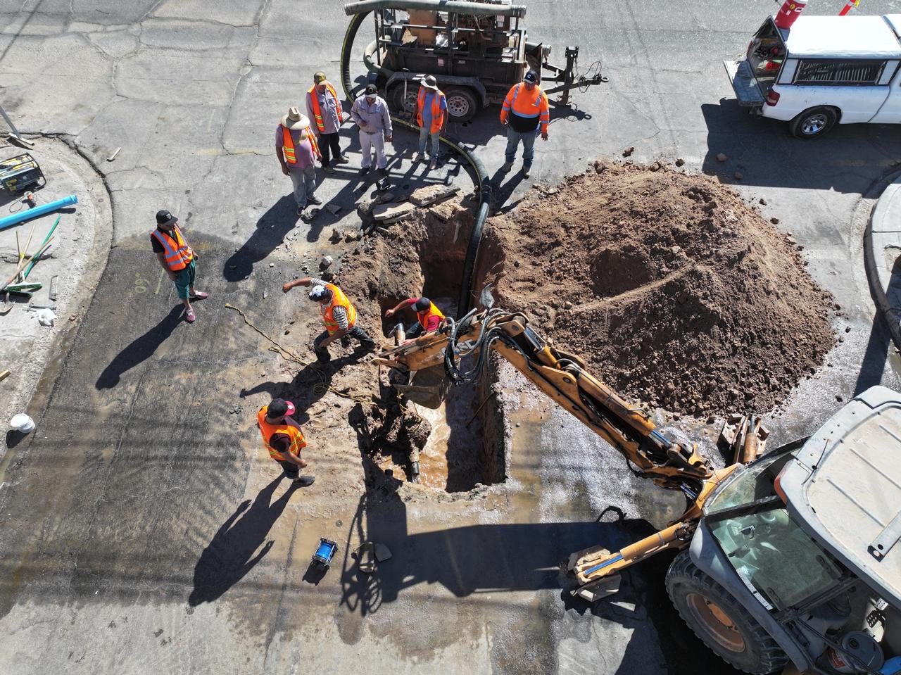 CESPM REPONE 621 METROS DE TUBERÍA DE AGUA POTABLE EN EL FRACCIONAMIENTO SONORA 