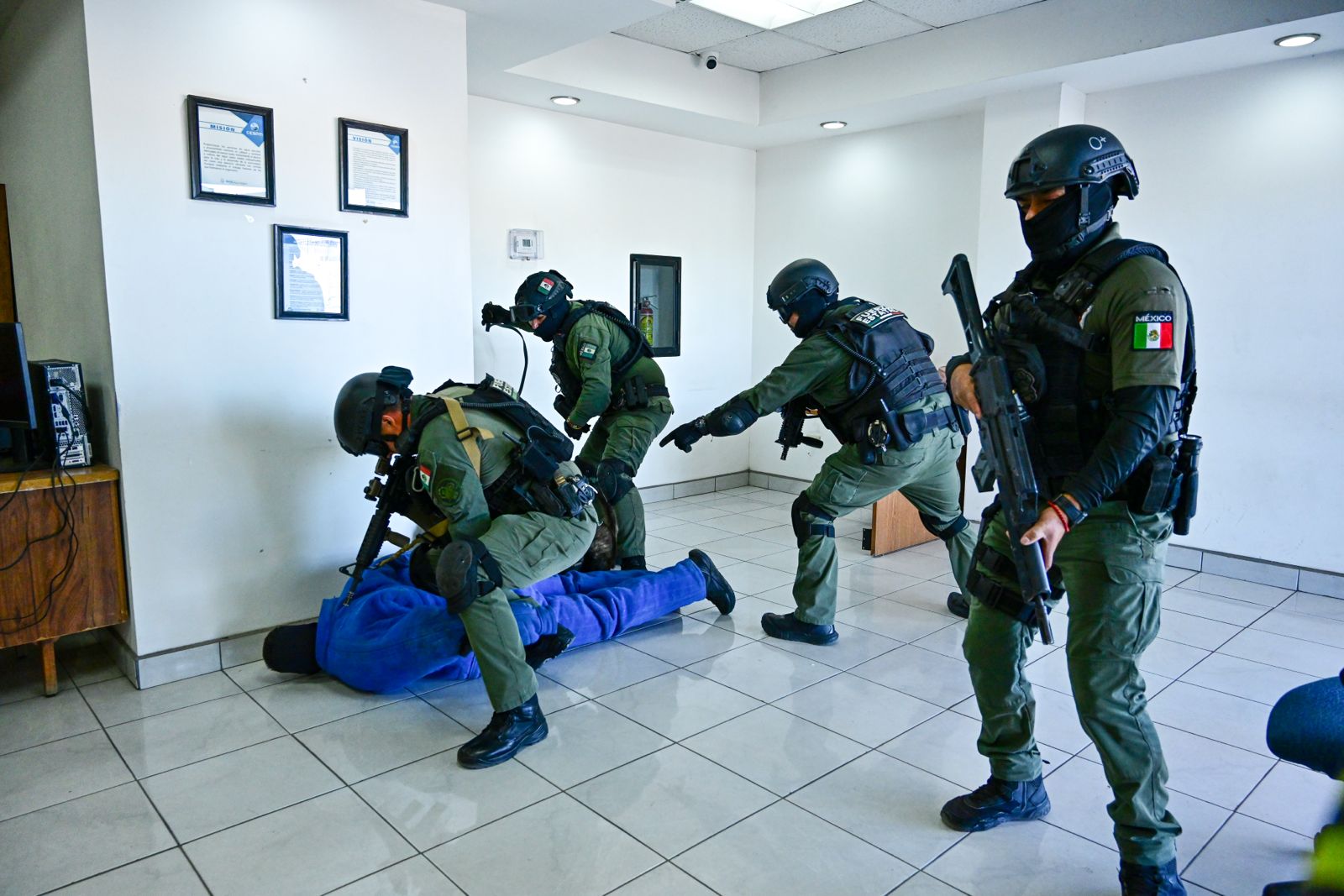 SIMULACRO DE ASALTO EN OFICINAS DE CESPM: UNA PRUEBA DE COORDINACIÓN Y SEGURIDAD  