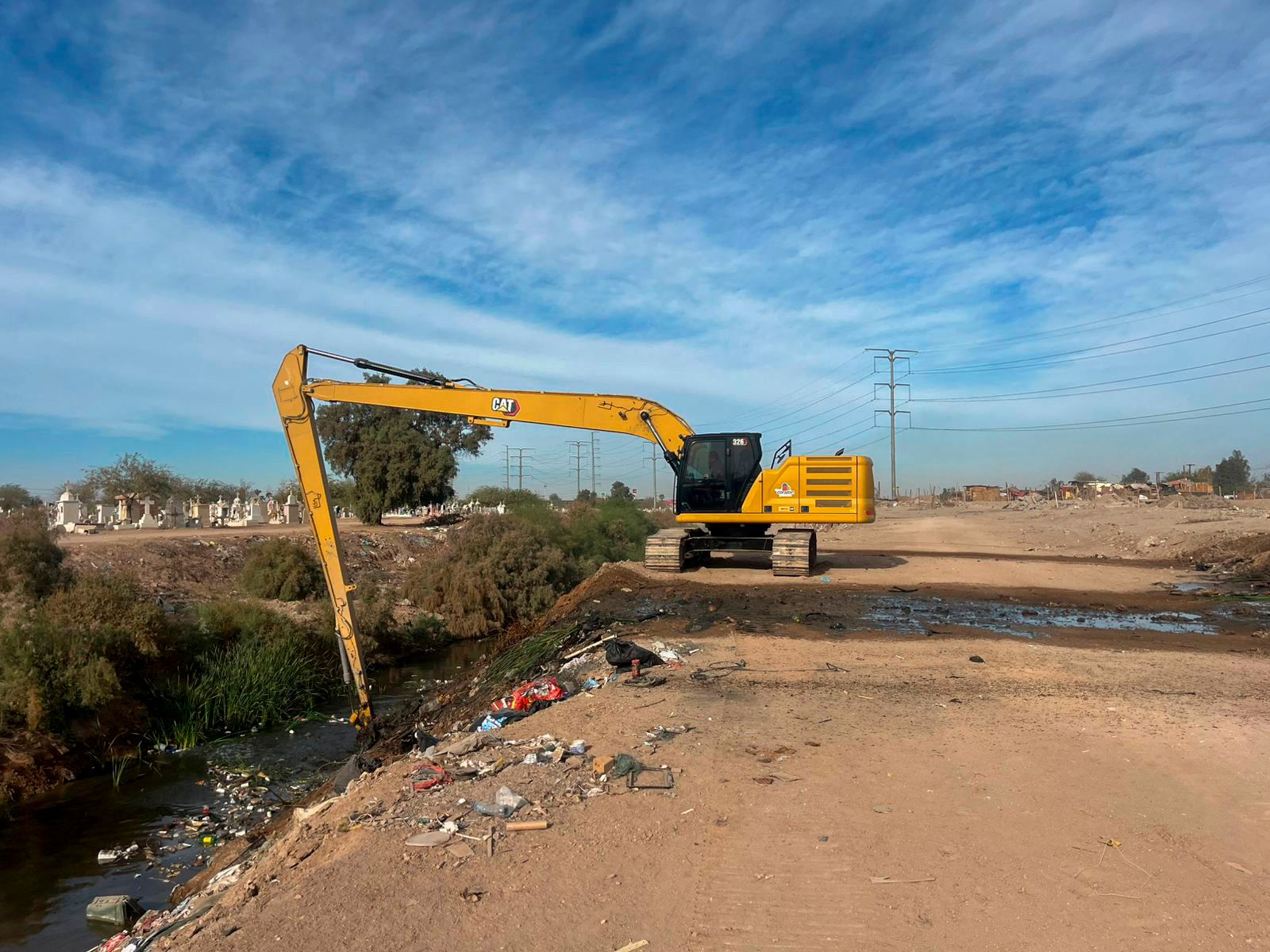 CESPM DA CONTINUIDAD AL PROGRAMA DE DESAZOLVE DE DRENES PLUVIALES EN MEXICALI 