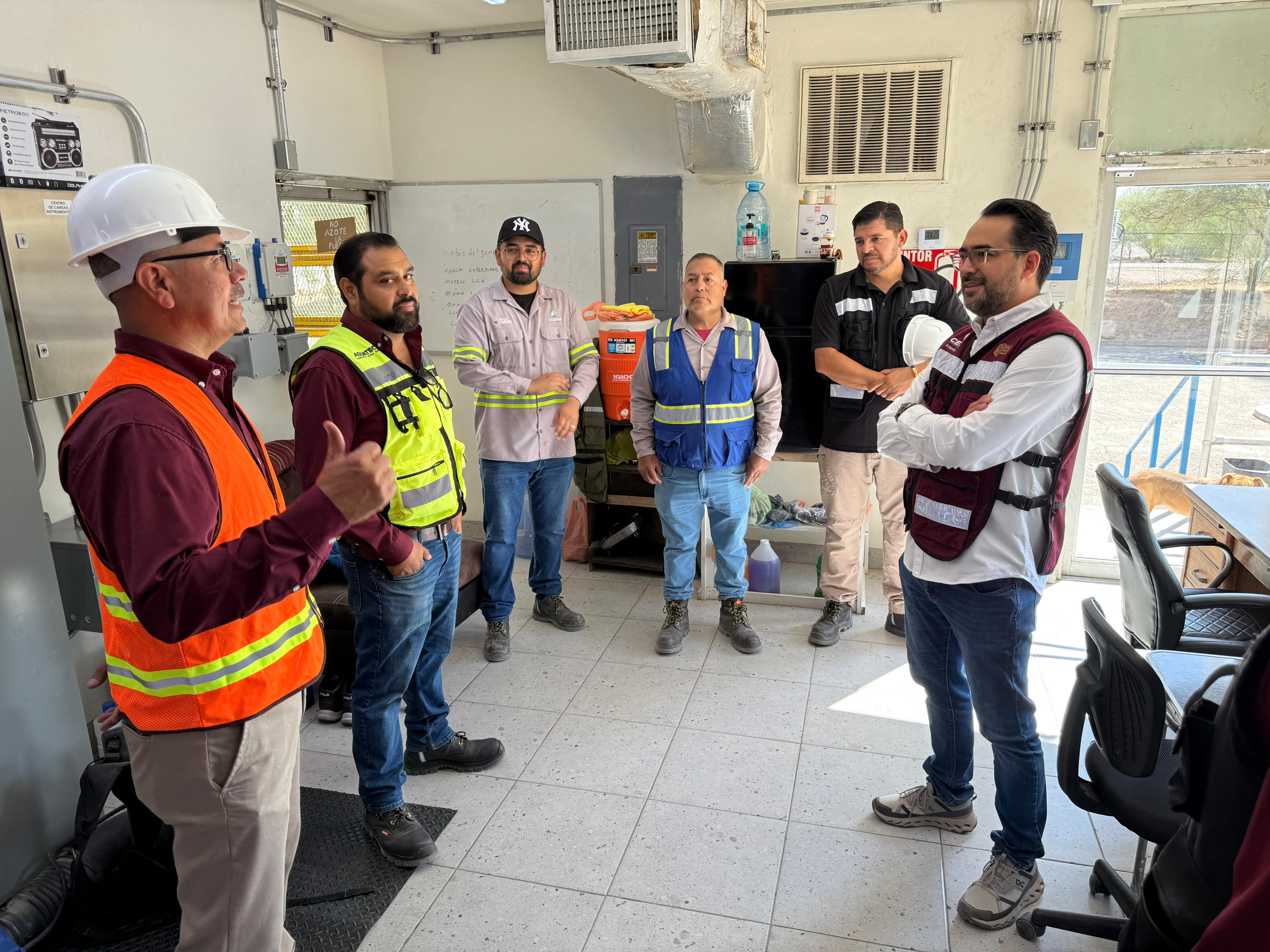 REALIZA EL DIRECTOR DE CESPM VISITA TÉCNICA A LA PLANTA DE BOMBEO DE AGUAS RESIDUALES NO. 5