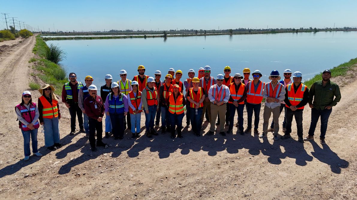 ESTUDIANTES CONOCEN EL PROCESO DE REÚSO DE AGUA EN MEXICALI DURANTE VISITA A LA PTAR ZARAGOZA