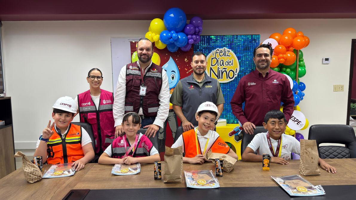CESPM RECIBE A NIÑOS Y NIÑAS FUNCIONARIOS DE ORGANISMOS DEL AGUA EN EL ESTADO