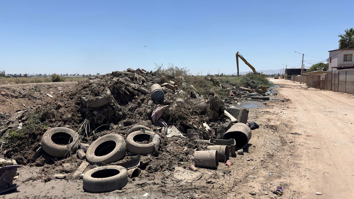 CESPM RETIRA MÁS DE 5 MIL 400 TONELADAS DE AZOLVE EN EL DREN MÉXICO