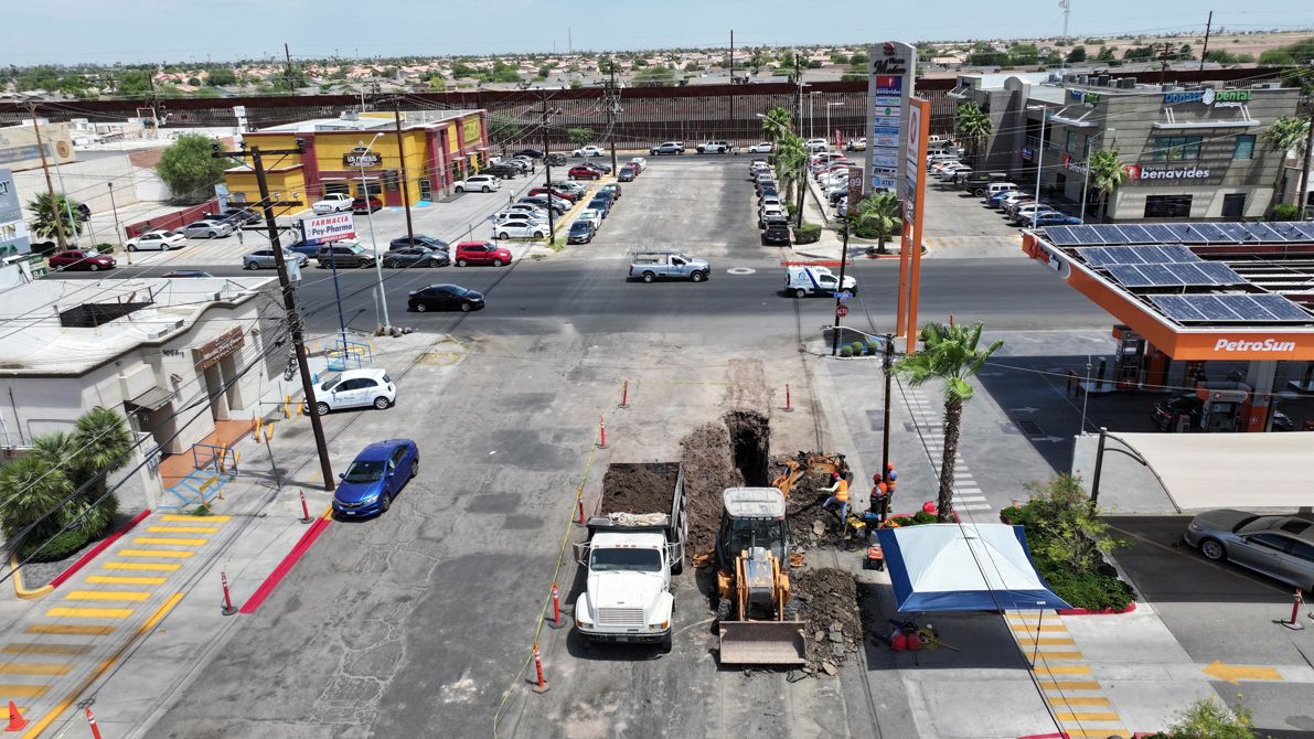 CESPM FORTALECE INFRAESTRUCTURA PLUVIAL EN LA SEGUNDA SECCIÓN DE MEXICALI