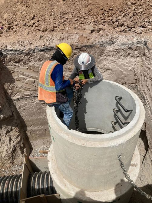 CESPM MANTIENE AVANCE EN LA CONSTRUCCIÓN DEL SUBCOLECTOR PLUVIAL DE LA CALLE F