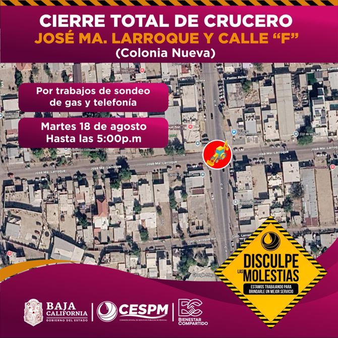 CESPM REALIZA SONDEOS URGENTES DE LÍNEAS DE GAS Y TELEFONÍA PARA CONTINUAR OBRA DE SUBCOLECTOR EN COLONIA NUEVA