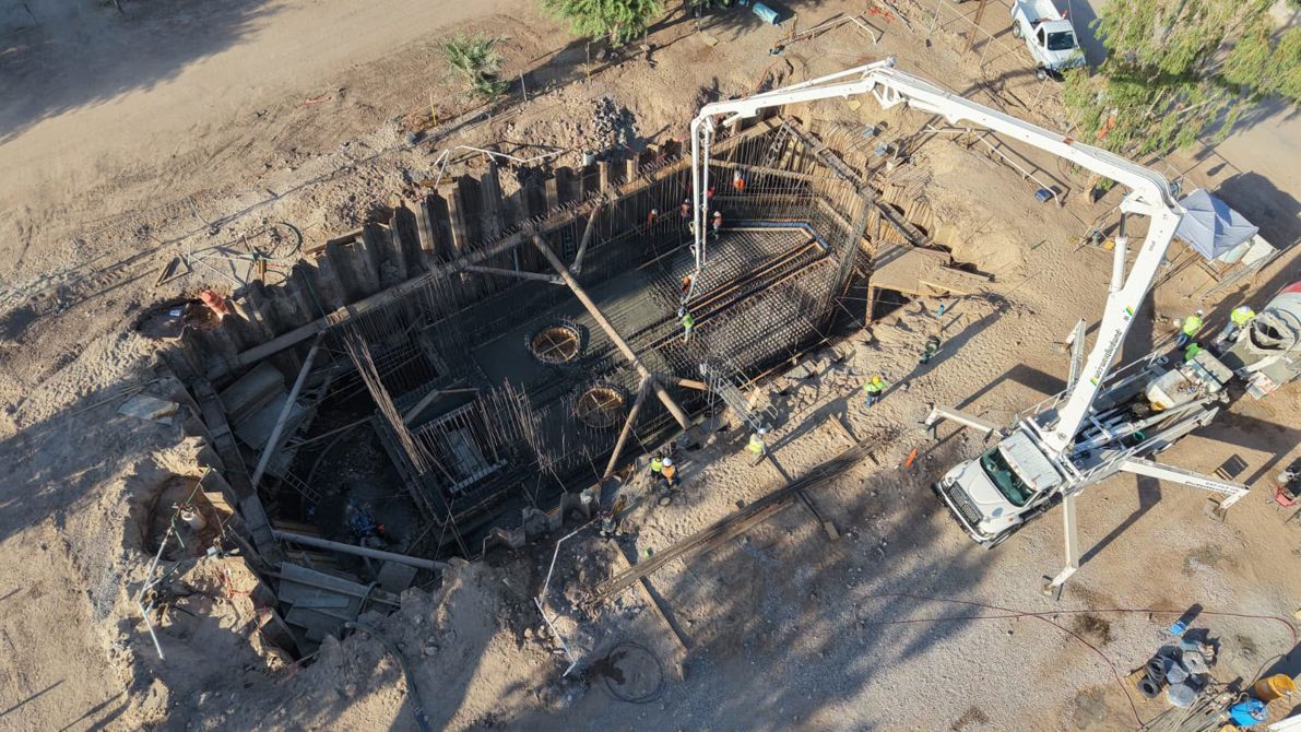 CESPM ALCANZA 60% DE AVANCE EN ETAPA ESTRUCTURAL DEL CÁRCAMO OVIEDO MOTA NORTE