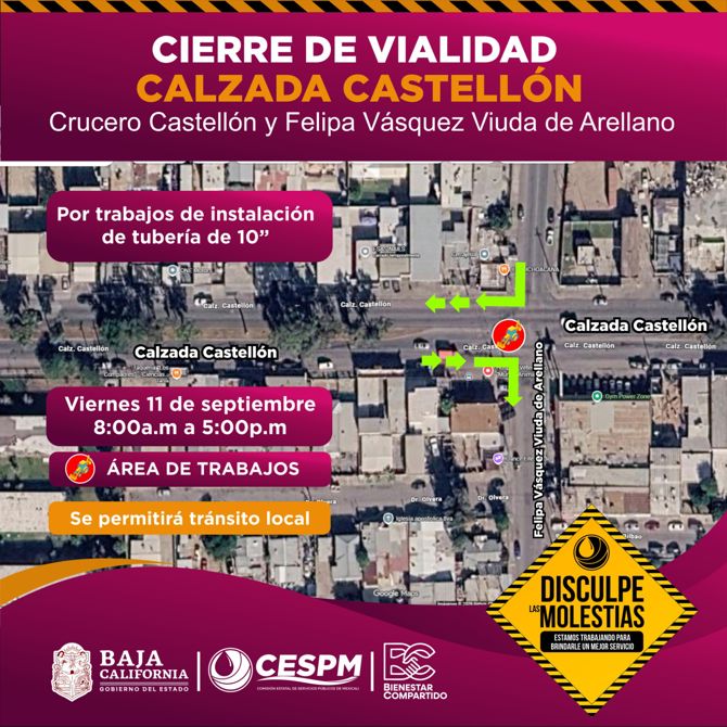 HABRÁ REDUCCIÓN DE CARRILES EN LOMBARDO TOLEDANO Y FELIPA VELÁZQUEZ EL 11 DE SEPTIEMBRE  ¿