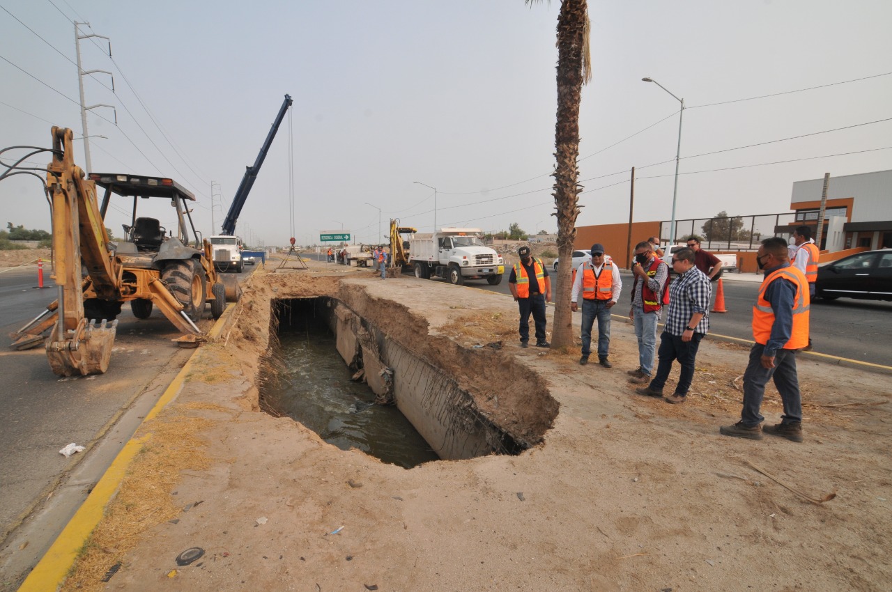 SUPERVISA CESPM LOS TRABAJOS DE MANTENIMIENTO DEL RÍO NUEVO